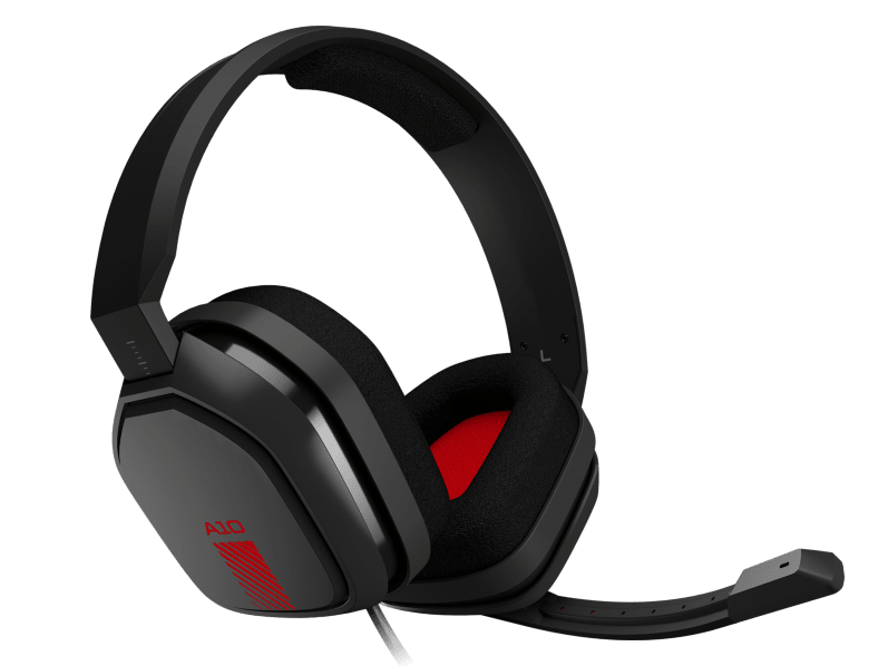 Astro A10 szürke-piros gamer headset