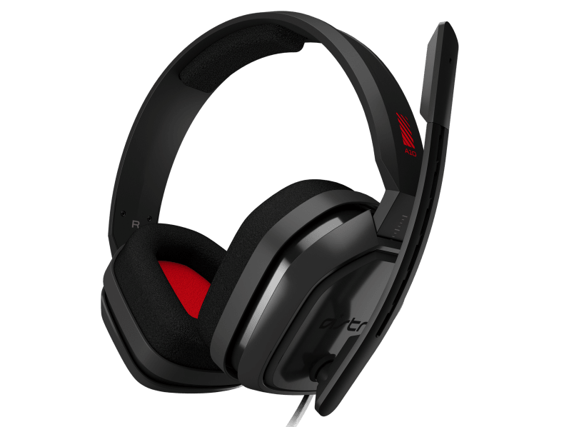 Astro A10 szürke-piros gamer headset
