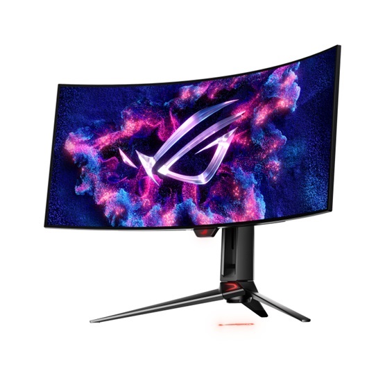 Asus 34" ROG Swift PG34WCDM UWQHD OLED 240Hz HDMI/DP/USB/USB-C ívelt gamer monitor
