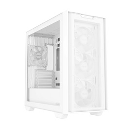 Asus A21 PLUS fehér (táp nélküli) ablakos ARGB mATX ház