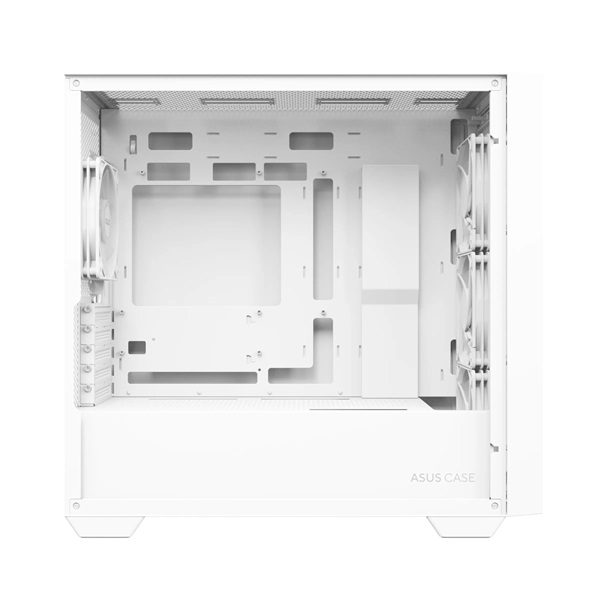 Asus A21 PLUS fehér (táp nélküli) ablakos ARGB mATX ház