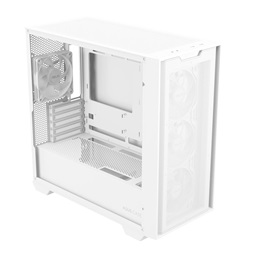 Asus A21 PLUS fehér (táp nélküli) ablakos ARGB mATX ház