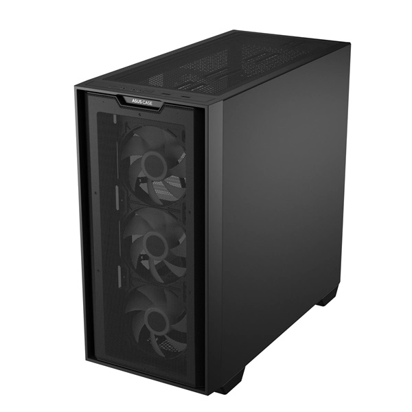 Asus A21 PLUS fekete (táp nélküli) ablakos ARGB mATX ház