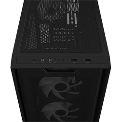 Asus A21 PLUS fekete (táp nélküli) ablakos ARGB mATX ház