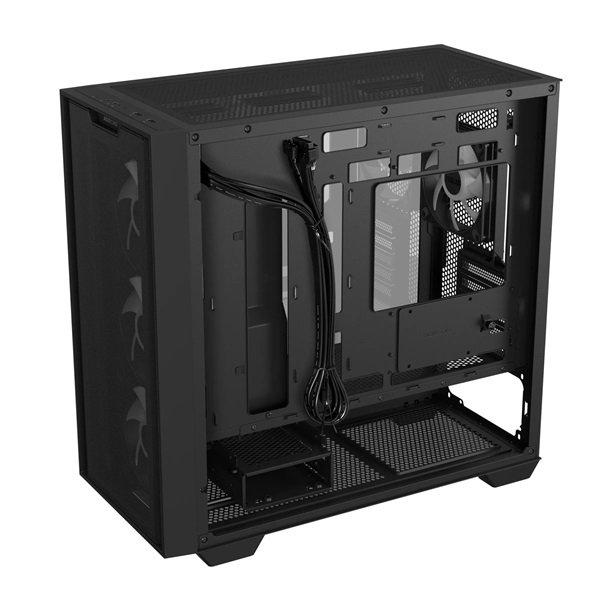 Asus A21 PLUS fekete (táp nélküli) ablakos ARGB mATX ház