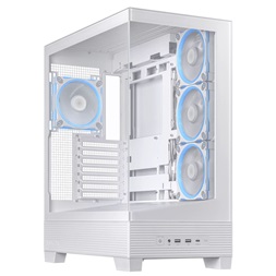 Asus A31 PLUS fehér (táp nélküli) ablakos ARGB ATX ház