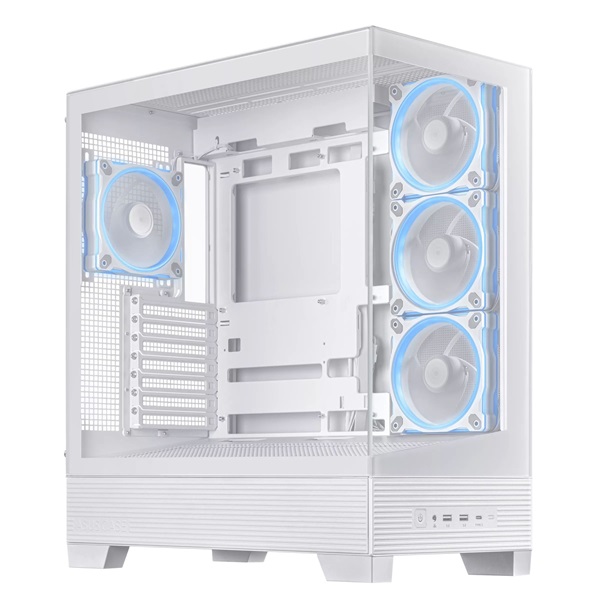 Asus A31 PLUS fehér (táp nélküli) ablakos ARGB ATX ház