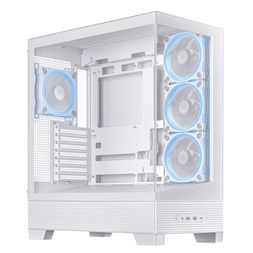Asus A31 PLUS fehér (táp nélküli) ablakos ARGB ATX ház