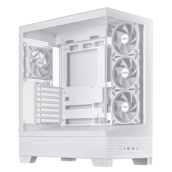 Asus A31 PLUS fehér (táp nélküli) ablakos ARGB ATX ház