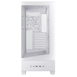 Asus A31 PLUS fehér (táp nélküli) ablakos ARGB ATX ház