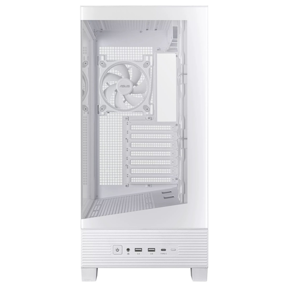 Asus A31 PLUS fehér (táp nélküli) ablakos ARGB ATX ház