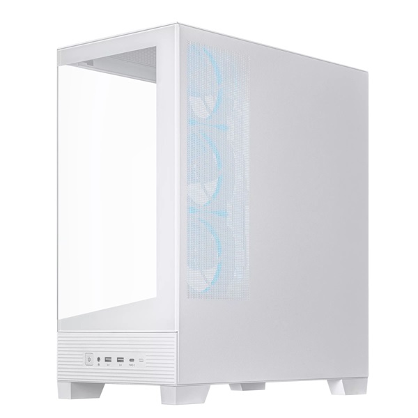 Asus A31 PLUS fehér (táp nélküli) ablakos ARGB ATX ház