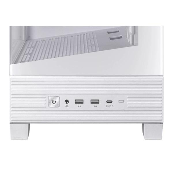 Asus A31 PLUS fehér (táp nélküli) ablakos ARGB ATX ház