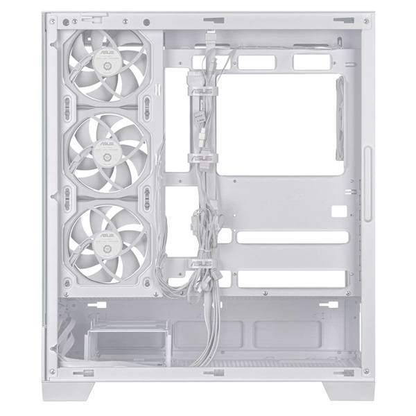 Asus A31 PLUS fehér (táp nélküli) ablakos ARGB ATX ház