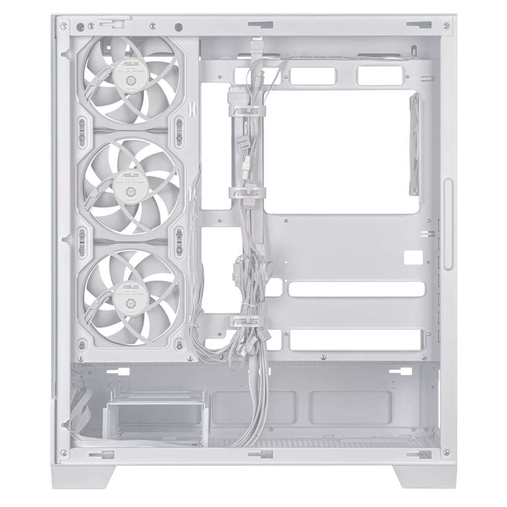 Asus A31 PLUS fehér (táp nélküli) ablakos ARGB ATX ház