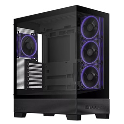 Asus A31 PLUS fekete (táp nélküli) ablakos ARGB ATX ház