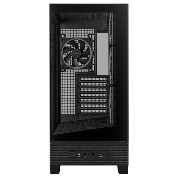 Asus A31 PLUS fekete (táp nélküli) ablakos ARGB ATX ház