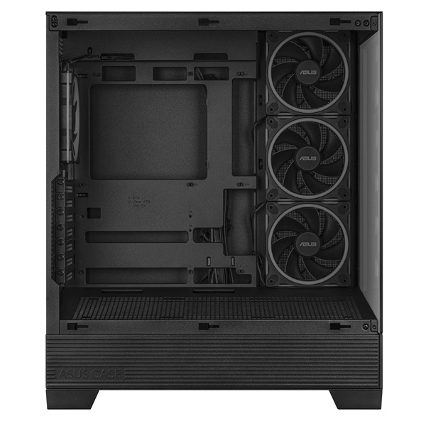 Asus A31 PLUS fekete (táp nélküli) ablakos ARGB ATX ház