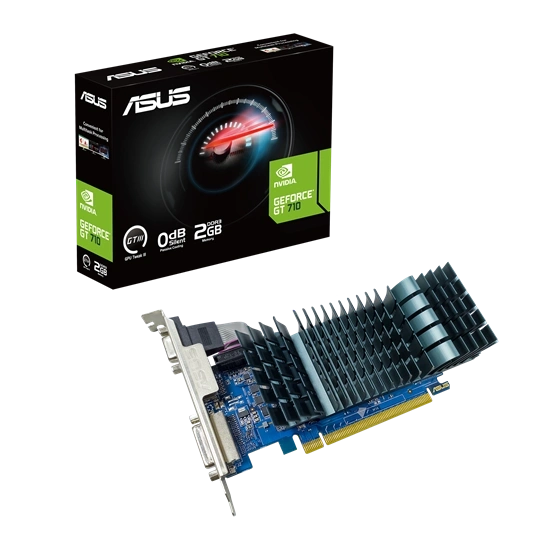 Asus GeForce GT 710 EVO nVidia 2GB GDDR3 64bit PCIe videókártya