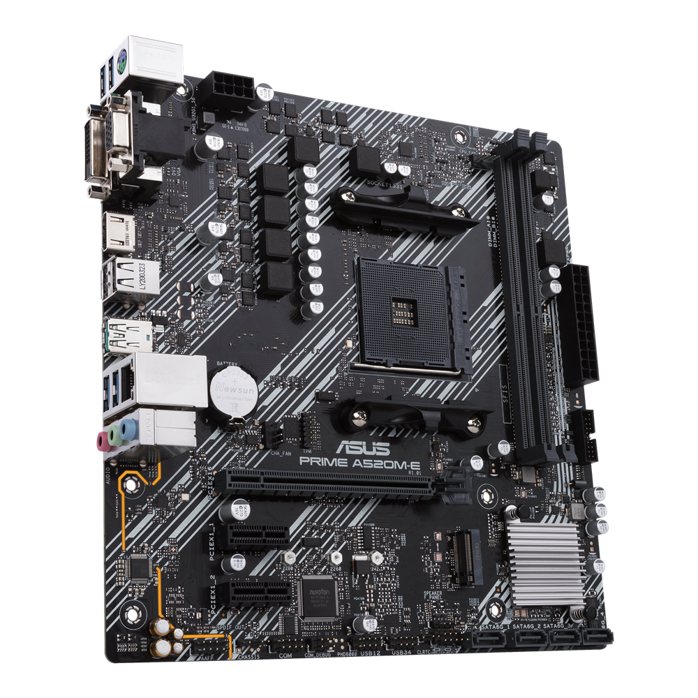 Asus PRIME A520M-E/CSM AMD A520 AM4 mATX alaplap