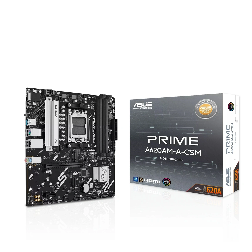 Asus PRIME A620AM-A-CSM AMD A620A AM5 mATX alaplap