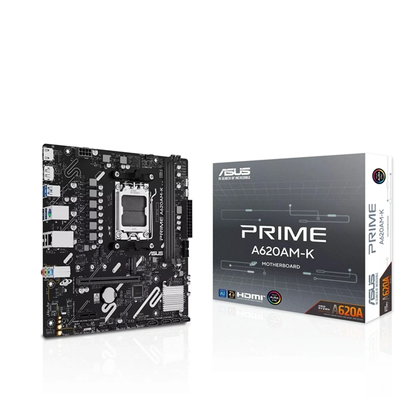 Asus PRIME A620AM-K AMD A620A AM5 mATX alaplap