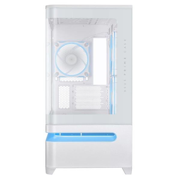 Asus PRIME AP202 fehér (táp nélküli) ablakos ARGB mATX ház