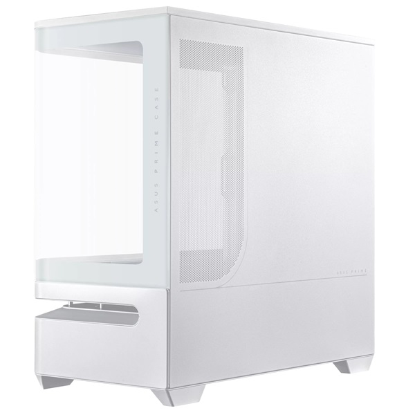Asus PRIME AP202 fehér (táp nélküli) ablakos ARGB mATX ház
