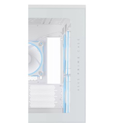 Asus PRIME AP202 fehér (táp nélküli) ablakos ARGB mATX ház