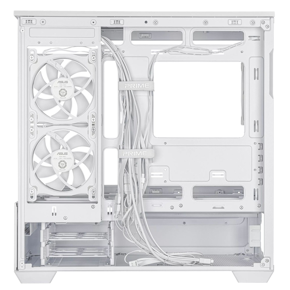 Asus PRIME AP202 fehér (táp nélküli) ablakos ARGB mATX ház