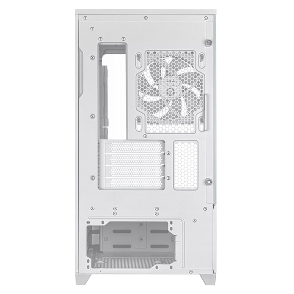 Asus PRIME AP202 fehér (táp nélküli) ablakos ARGB mATX ház