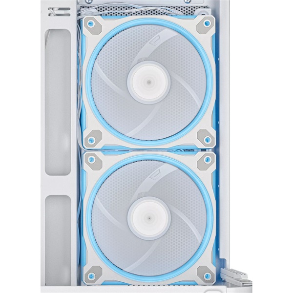 Asus PRIME AP202 fehér (táp nélküli) ablakos ARGB mATX ház