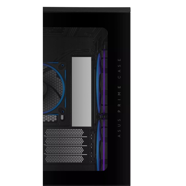 Asus PRIME AP202 fekete (táp nélküli) ablakos ARGB mATX ház