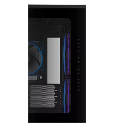 Asus PRIME AP202 fekete (táp nélküli) ablakos ARGB mATX ház