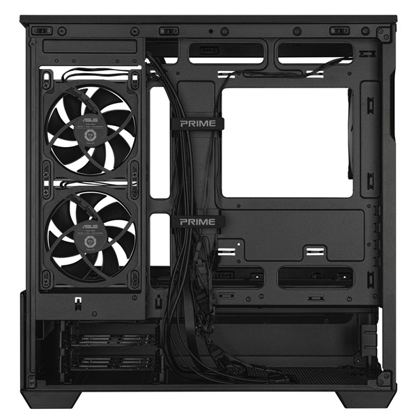 Asus PRIME AP202 fekete (táp nélküli) ablakos ARGB mATX ház