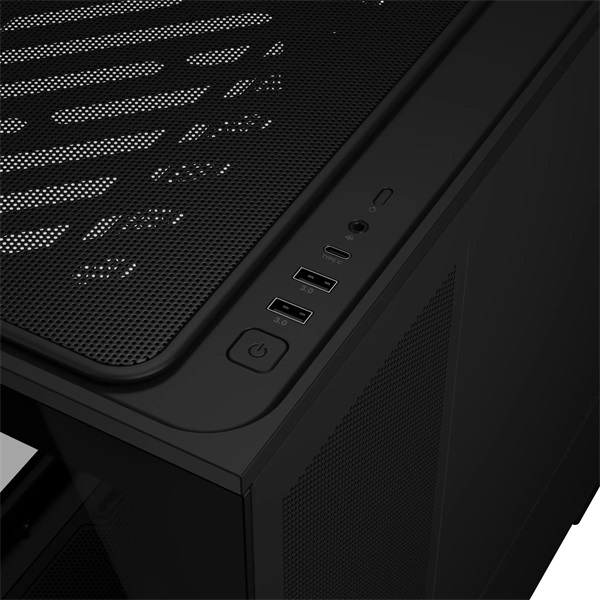 Asus PRIME AP202 fekete (táp nélküli) ablakos ARGB mATX ház