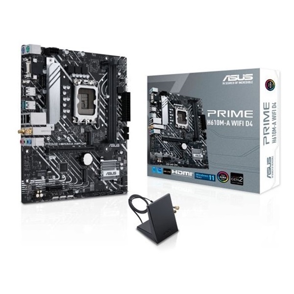 Asus PRIME H610M-A WIFI D4 Intel H610 LGA1700 mATX alaplap