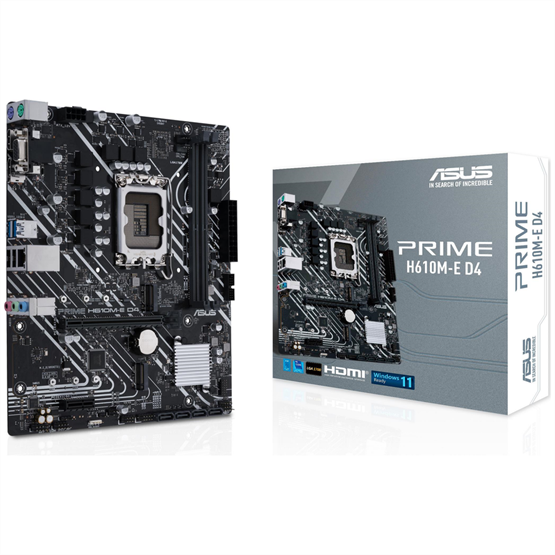 Asus PRIME H610M-E D4 Intel H610 LGA1700 mATX alaplap