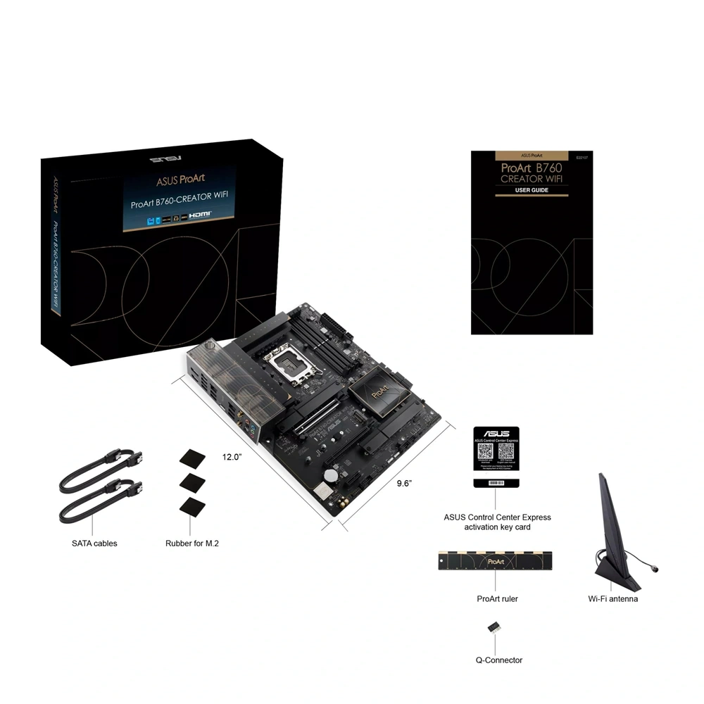 Asus PROART B760-CREATOR WIFI Intel B760 LGA1700 ATX alaplap