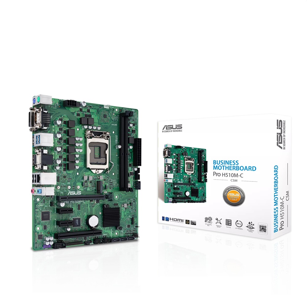 Asus PRO H510M-C/CSM Intel H510 LGA1200 mATX alaplap