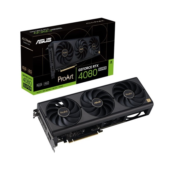 Asus ProArt GeForce RTX 4080 SUPER OC Edition nVidia 16GB GDDR6X 256bit PCIe videókártya