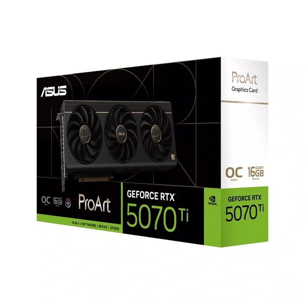 Asus ProArt GeForce RTX 5070 Ti OC Edition nVidia 16GB GDDR7 256bit PCIe videókártya