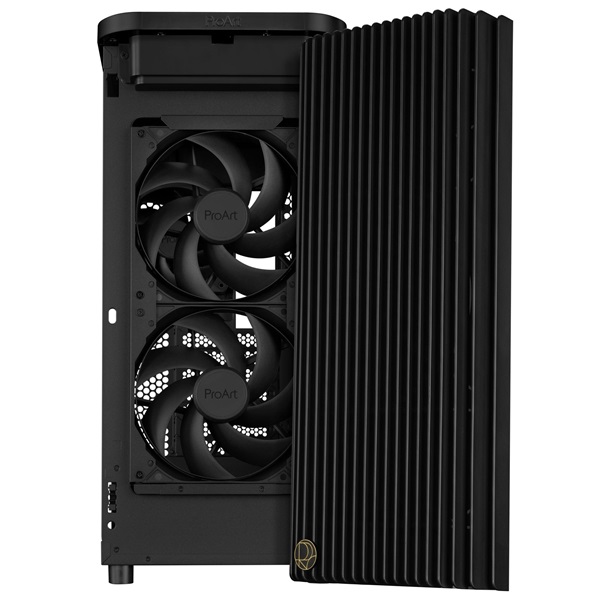 Asus ProArt PA401 TG fekete (táp nélküli) ablakos mATX ház