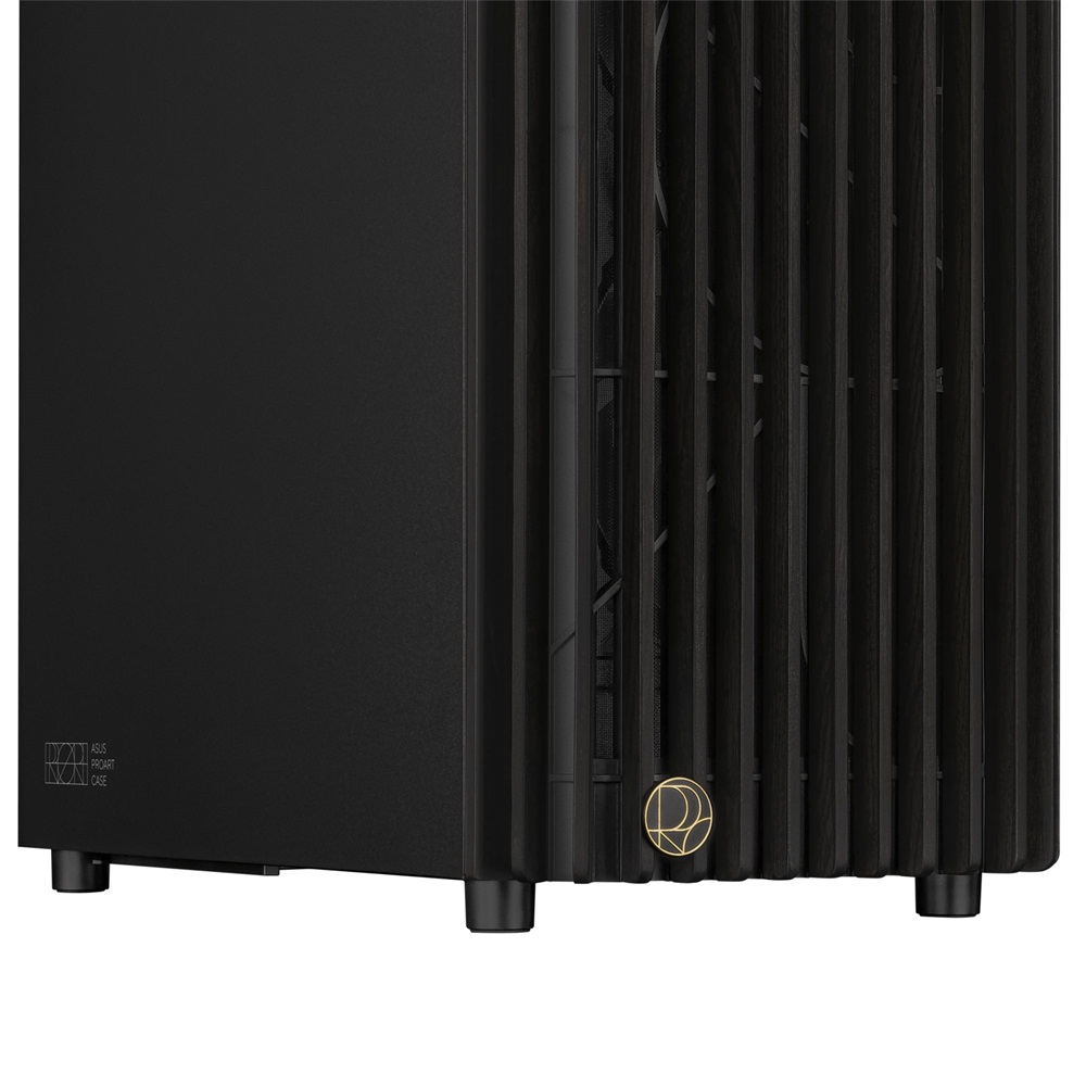 Asus ProArt PA401 WOOD METAL fekete (táp nélküli) mATX ház