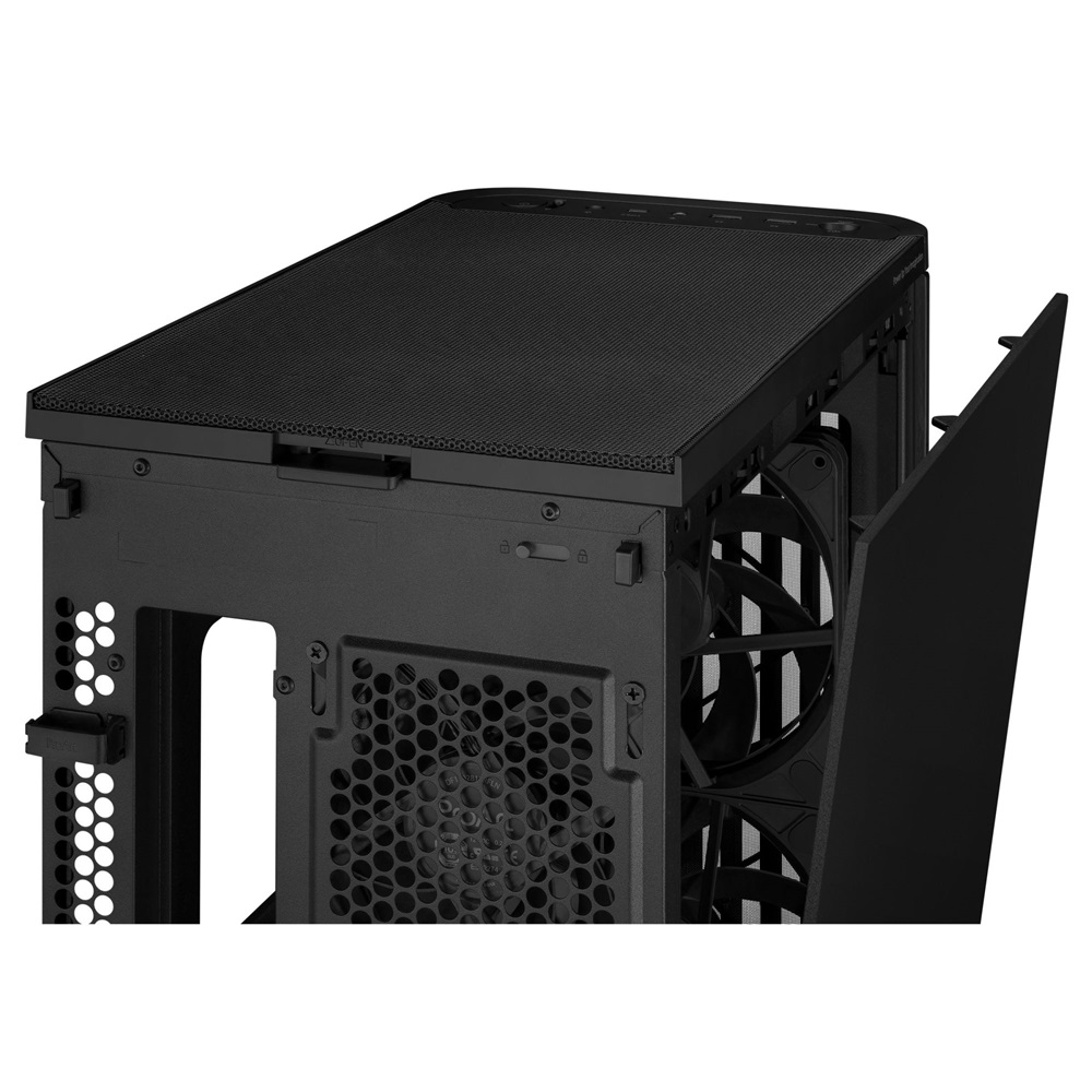 Asus ProArt PA401 WOOD METAL fekete (táp nélküli) mATX ház
