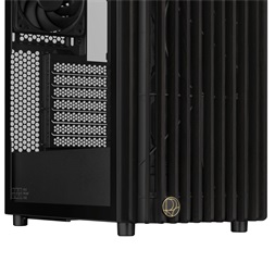 Asus ProArt PA401 WOOD TG fekete (táp nélküli) ablakos mATX ház