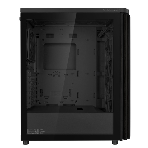 Asus ProArt PA401 WOOD TG fekete (táp nélküli) ablakos mATX ház