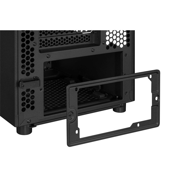 Asus ProArt PA401 WOOD TG fekete (táp nélküli) ablakos mATX ház