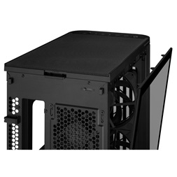 Asus ProArt PA401 WOOD TG fekete (táp nélküli) ablakos mATX ház