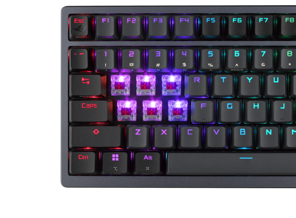 Asus ROG Azoth HUN RGB fekete mechanikus gamer billentyűzet